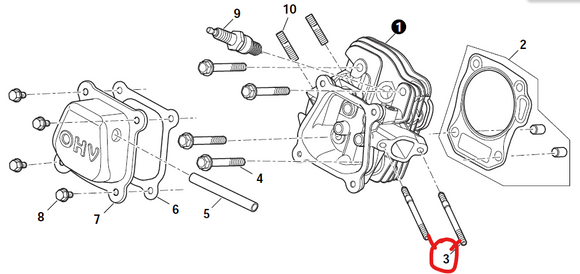 Echo PW-3100 Stud New Oem YH452000070