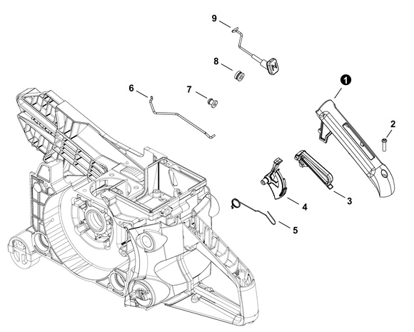 Echo CSG-7410 Rod, Throttle (Fig. 6) New OEM C454000530