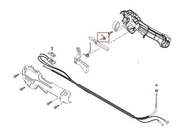 Echo SRM-2120 Torsion Spring New OEM V452001510