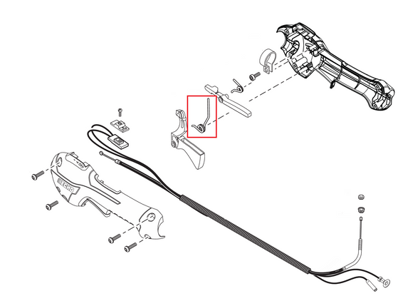 Echo SRM-2120 Torsion Spring New OEM V452001520