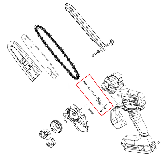 Echo DHS-3006 Handheld Pruning Saw Tensioner Kit New OEM YH470001200