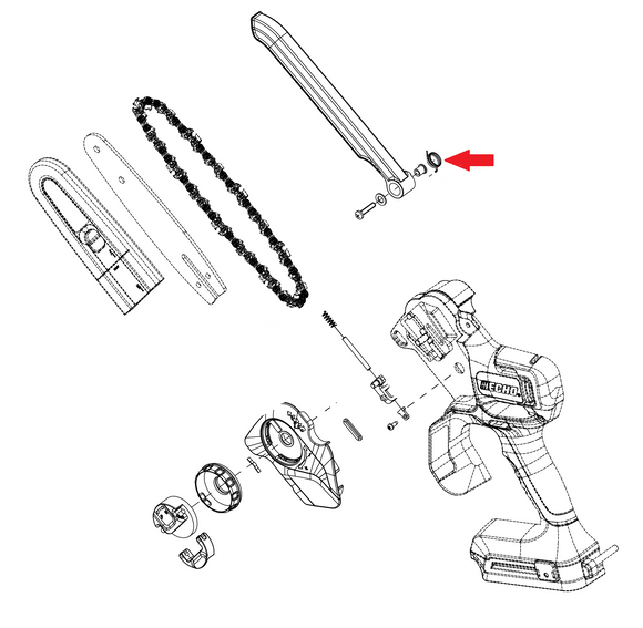Echo DHS-3006 Handheld Pruning Saw Spring New OEM YH476000440