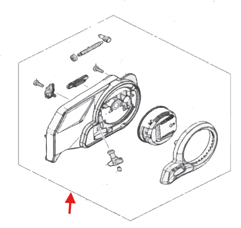 Makita XCU11 18V LXT Cordless Chainsaw Sprocket Cover Assembly 136784-5