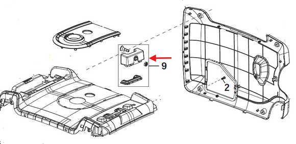 Echo EGi-3600 Assy., Cover New Oem YH479002140
