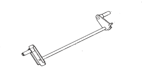 Makita XML06 Lawnmower Front Shaft 162690-8
