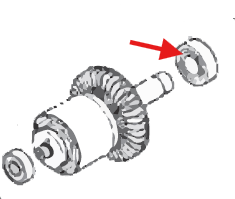 Makita GRU05 80V max (40V max X2) XGT Brushless Cordless Brush Cutter Ball Bearing 6003DDW New OEM 210301-0