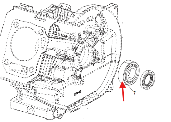 Echo EGi-3600 Bearing, Crankshaft New Oem YH453000150