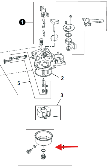 Echo PW-3100 Kit, Bowl New Oem YH459000330