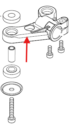 Echo HCS-2810, HCS-3810 Bracket, Handle New Oem C415000210