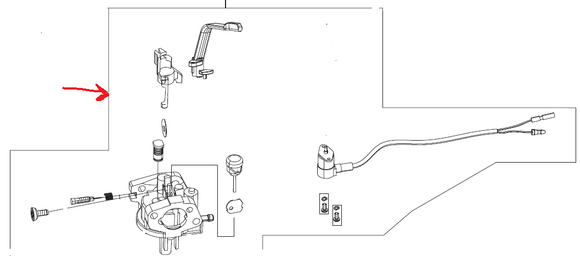 Echo EG-10000 Carburetor Assy. New Oem YH459000080