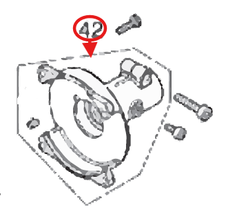 Makita GRU05 80V max (40V max X2) XGT Brushless Cordless Brush Cutter Pipe Bracket Assembly New OEM 136465-1