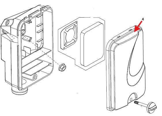 Echo EGi-3600 Cover, Air Cleaner New Oem YH479001980