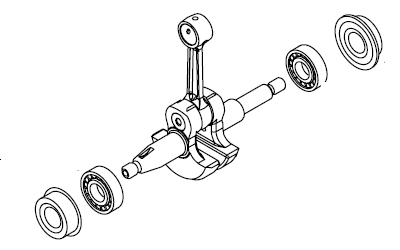 Echo Cs 4510, Crankshaft New Oem P100004590