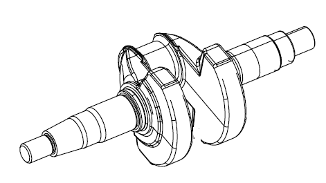 Echo EGi-4000 Crankshaft Assembly New Oem YH458001220
