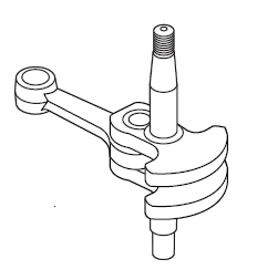 Echo HC-2210, HC-2810, HCS-2810, HCS-3810 +Crankshaft Assy New Oem A011001640