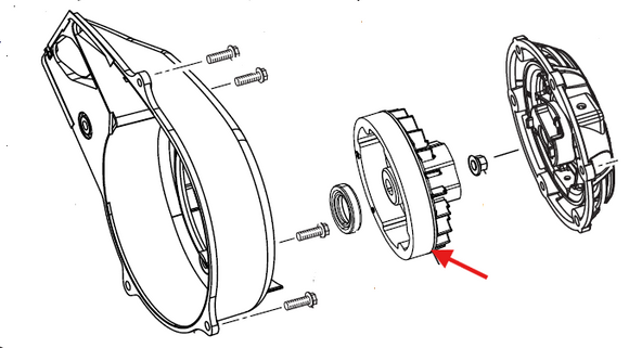 Echo EGi-2300 Flywheel New Oem YH461000280
