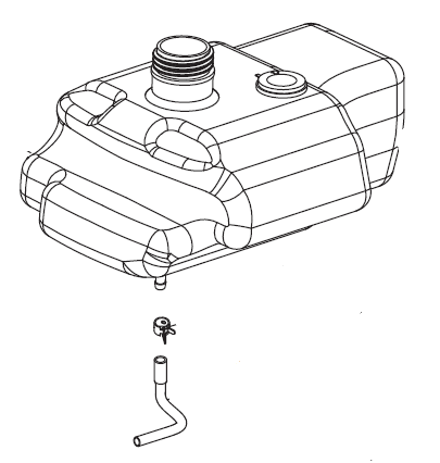 Echo EGi-2300 Fuel System Assembly (Incl. Key Nos. 27-28) New Oem YH455000130