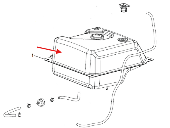 Echo EGi-4000 Fuel Tank Assembly New Oem YH455000050