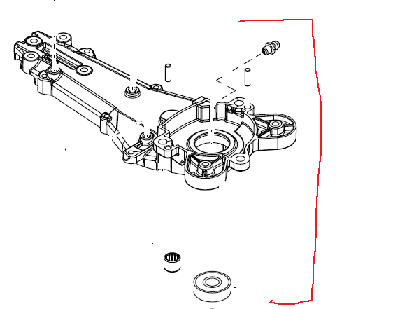 Echo HC-2210, HC-2810, HCS-2810, HCS-3810 Gear Case Housing Assy New Oem P021041563