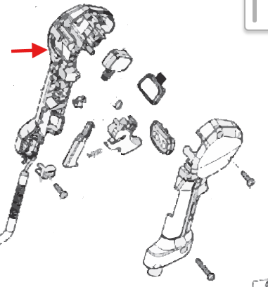Makita GRU05 80V max (40V max X2) XGT Brushless Cordless Brush Cutter Grip Set New OEM 183T68-2