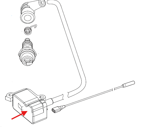 Echo HC-2210, HC-2810, HCS-2810, HCS-3810, HT232,HT235, Shindaiwa DH232, DH235 Coil, Ignition New Oem A411001801, Replaces A4110015801