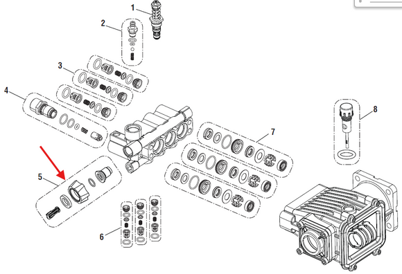 Echo PW-3600 Inlet Assembly Kit New Oem YH482000350