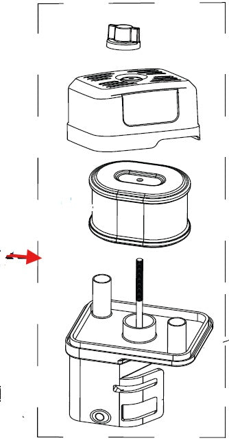 Echo PW-3200, PW-3600 Air Cleaner Assembly  New Oem YH479001730