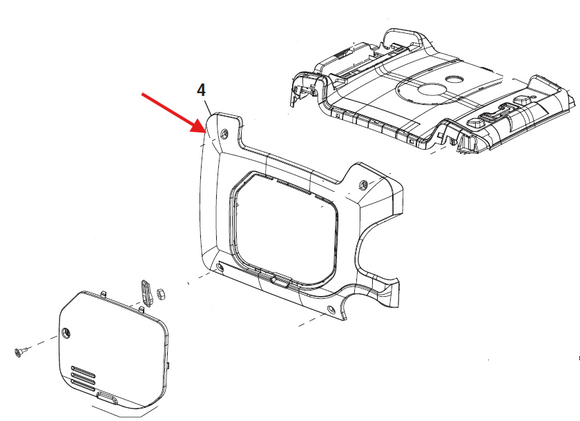 Echo EGi-3600 Panel, Left Housing New Oem YH479002070