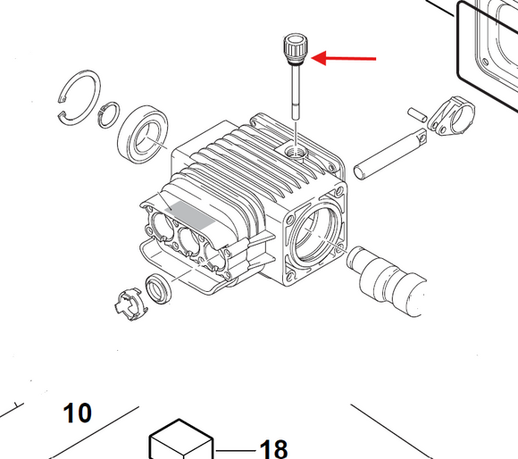 Echo PW-4200 Oil Cap New Oem YH482000130