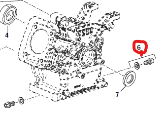 Echo PW-3100 Plug, Oil Drain New Oem YH468000270