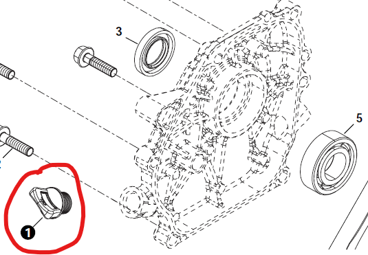 Echo PW-3100 Plug, Engine Oil New Oem YH468000140