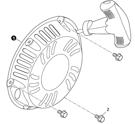 Echo PW-3100 Starter Assembly Recoil New Oem YH463000090