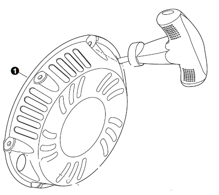 Echo EG-10000 Starter Assy., Recoil New Oem YH463000050