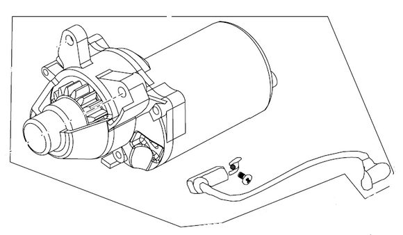 Echo EG-10000 Motor, Starting New Oem YH463000070
