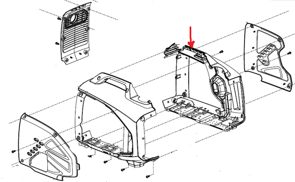 Echo EGi-1200 Housing, Right Side New Oem YH479000210