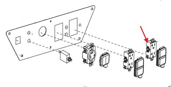 Echo EG-3500, EG-10000 Socket, 120V Power New Oem YH304000070