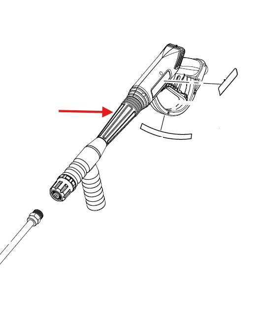 Echo PW-3200, PW-3600 Trigger Handle New Oem YH470000850