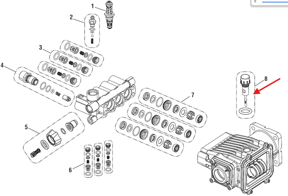 Echo PW-3600 Vent Plug Kit New Oem YH482000380