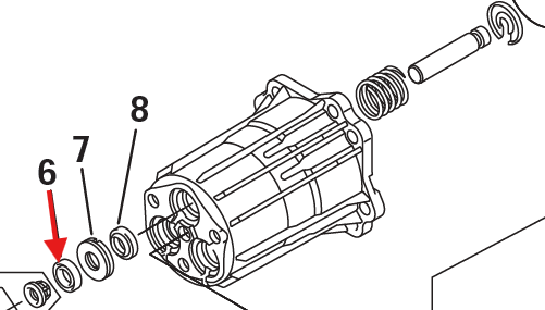 Echo PW-3100 Water Seal Kit New Oem YH482000210