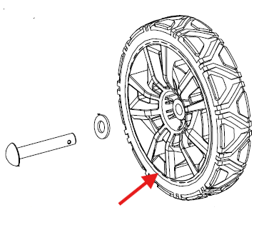 Echo EGi-4000 Wheel (8 In.) New Oem YH478000080