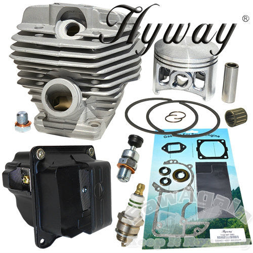Hyway 56Mm Big Bore Total Overhaul Kit Fits Stihl 066, Ms 650, Ms 660 Premium Titanium Cylinder, Piston, Rings Assembly