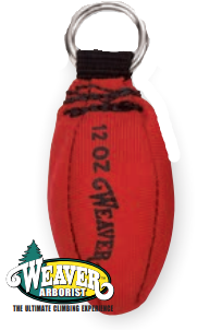Weaver 14oz Aborist Throw Weight Cordura Red Bag 0898319RD