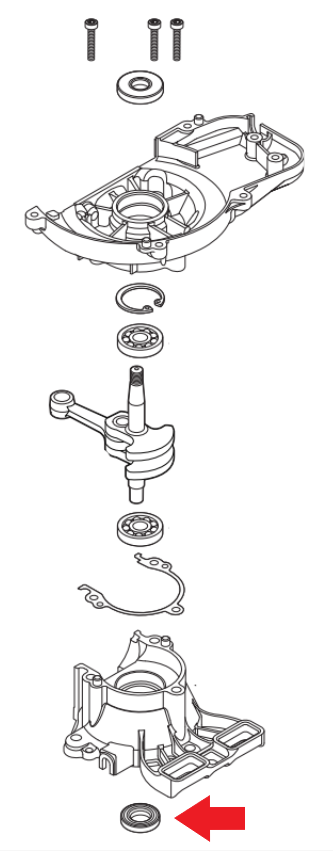 Echo HC-2420, HC-3020, HCS-3020, HCS-4020, HT232, HT235, PB-2520, Shindaiwa DH232, DH235 Oil Seal, New Oem 10021261830