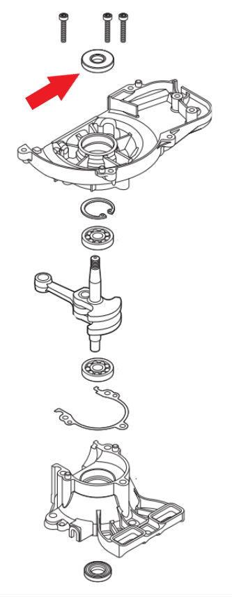 Echo HC-2420, HC-3020, HCS-3020, HCS-4020 Oil Seal, New Oem 10021361830