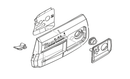 Makita XCU06 Cordless Chainsaw Clutch Cover Assembly 136122-1-2