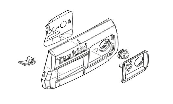 Makita XCU06 Cordless Chainsaw Clutch Cover Assembly 136122-1