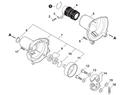 Echo Echo HCA-2620, PAS 2620, PE 2620, PE 2620S, PPF 2620, SHC-2620 SCH 2620S, SRM 2620, SRM 2620T, SRM 2620U, Shindaiwa BRD 2620, LE 262, M 262 Cover Assy, Fan (Fig No. 7) New Oem P021054130, Replaces P021052390-2