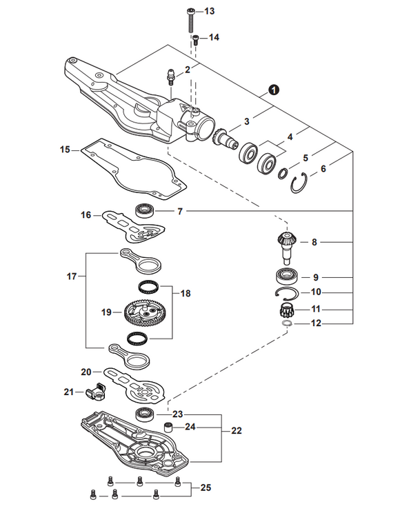 Echo HCA-2620, SHC-225, SHC-2620, Shindaiwa FH235 Ring, Retaining 8 (Fig No. 12) New Oem 90070100008