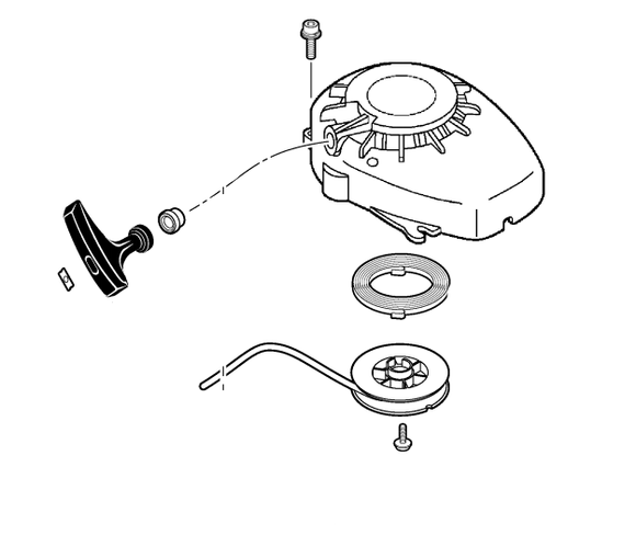Echo TC-210 Starter Assy New Oem 17720011861
