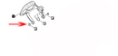 Echo CS-2511T, CS-2511P, CS-2511PN, CS-2511TN Brake Handle Collar 10 New OEM V356000780-2